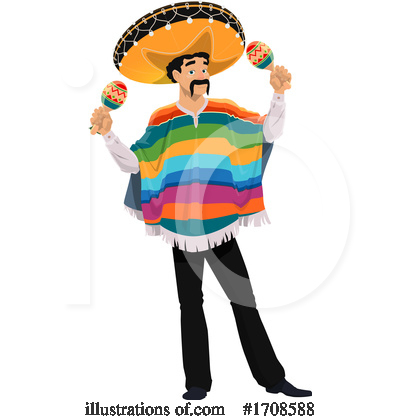 Royalty-Free (RF) Mexican Clipart Illustration by Vector Tradition SM - Stock Sample #1708588