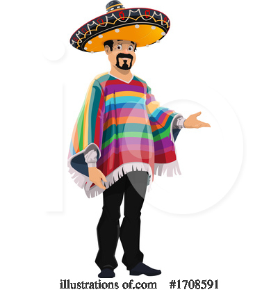 Royalty-Free (RF) Mexican Clipart Illustration by Vector Tradition SM - Stock Sample #1708591