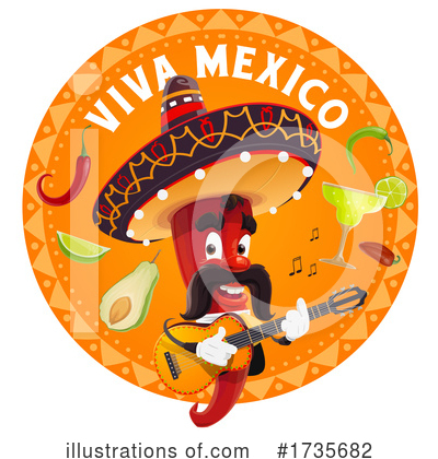 Royalty-Free (RF) Mexican Clipart Illustration by Vector Tradition SM - Stock Sample #1735682