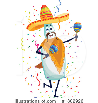 Royalty-Free (RF) Mexican Clipart Illustration by Vector Tradition SM - Stock Sample #1802926