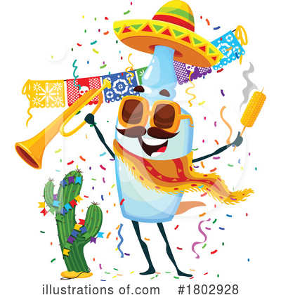 Royalty-Free (RF) Mexican Clipart Illustration by Vector Tradition SM - Stock Sample #1802928