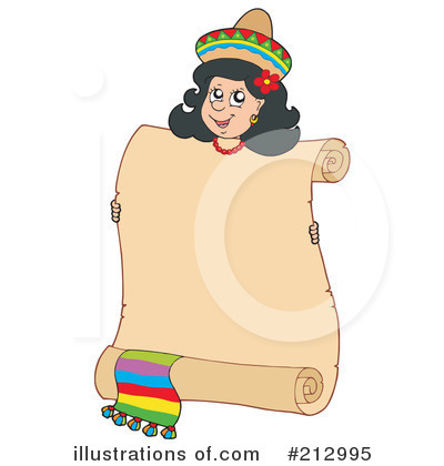Royalty-Free (RF) Mexican Clipart Illustration by visekart - Stock Sample #212995