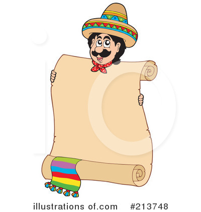 Royalty-Free (RF) Mexican Clipart Illustration by visekart - Stock Sample #213748
