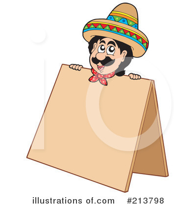 Royalty-Free (RF) Mexican Clipart Illustration by visekart - Stock Sample #213798