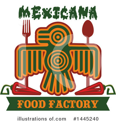 Royalty-Free (RF) Mexican Cuisine Clipart Illustration by Vector Tradition SM - Stock Sample #1445240