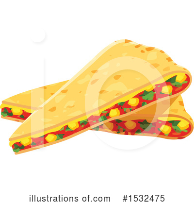 Royalty-Free (RF) Mexican Food Clipart Illustration by Vector Tradition SM - Stock Sample #1532475