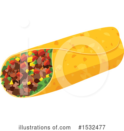 Royalty-Free (RF) Mexican Food Clipart Illustration by Vector Tradition SM - Stock Sample #1532477