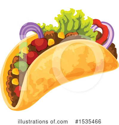 Royalty-Free (RF) Mexican Food Clipart Illustration by Vector Tradition SM - Stock Sample #1535466