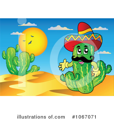 Royalty-Free (RF) Mexico Clipart Illustration by visekart - Stock Sample #1067071
