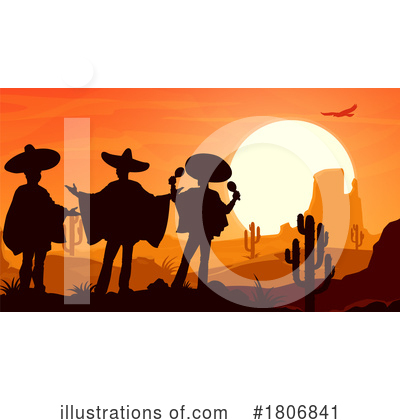 Mariachi Band Clipart #1806841 by Vector Tradition SM