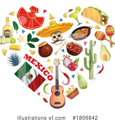 Royalty-Free (RF) Mexico Clipart Illustration by Vector Tradition SM - Stock Sample #1806842