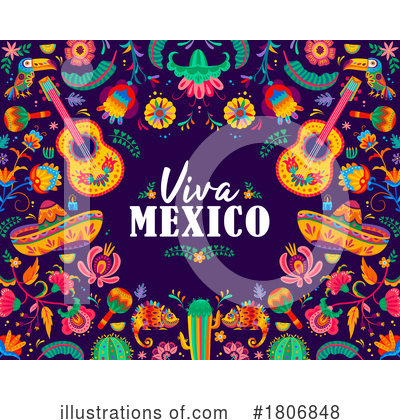 Royalty-Free (RF) Mexico Clipart Illustration by Vector Tradition SM - Stock Sample #1806848