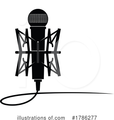 Royalty-Free (RF) Mic Clipart Illustration by Vector Tradition SM - Stock Sample #1786277