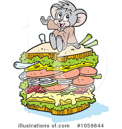 Sandwich Clipart #1059644 by Johnny Sajem