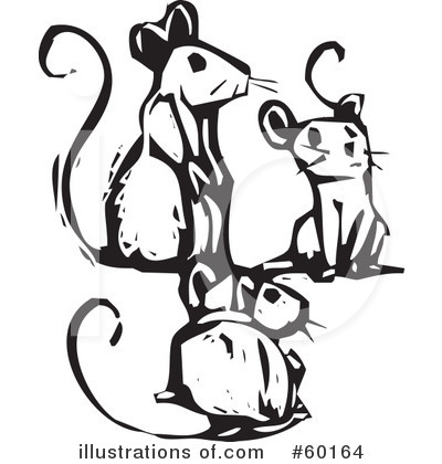Royalty-Free (RF) Mice Clipart Illustration by xunantunich - Stock Sample #60164