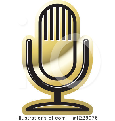 Royalty-Free (RF) Microphone Clipart Illustration by Lal Perera - Stock Sample #1228976