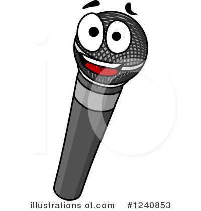 Royalty-Free (RF) Microphone Clipart Illustration by Vector Tradition SM - Stock Sample #1240853