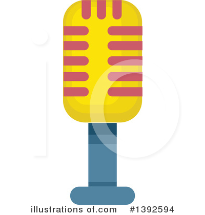 Royalty-Free (RF) Microphone Clipart Illustration by BNP Design Studio - Stock Sample #1392594