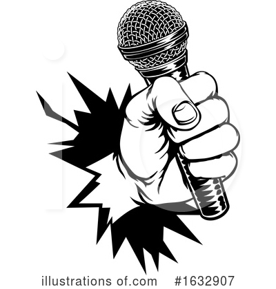 Royalty-Free (RF) Microphone Clipart Illustration by AtStockIllustration - Stock Sample #1632907
