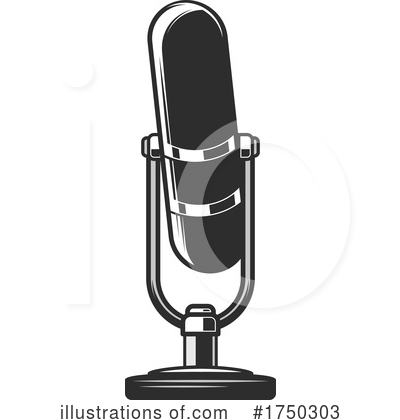 Royalty-Free (RF) Microphone Clipart Illustration by Vector Tradition SM - Stock Sample #1750303