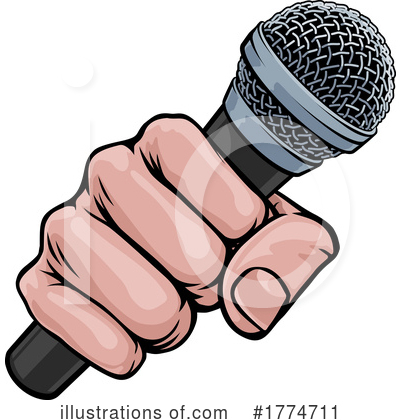 Royalty-Free (RF) Microphone Clipart Illustration by AtStockIllustration - Stock Sample #1774711