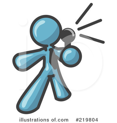 Royalty-Free (RF) Microphone Clipart Illustration by Leo Blanchette - Stock Sample #219804