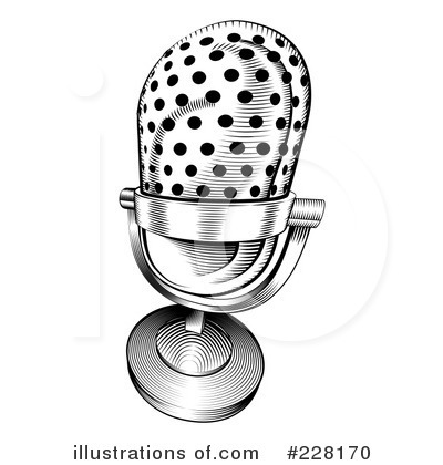 Royalty-Free (RF) Microphone Clipart Illustration by AtStockIllustration - Stock Sample #228170