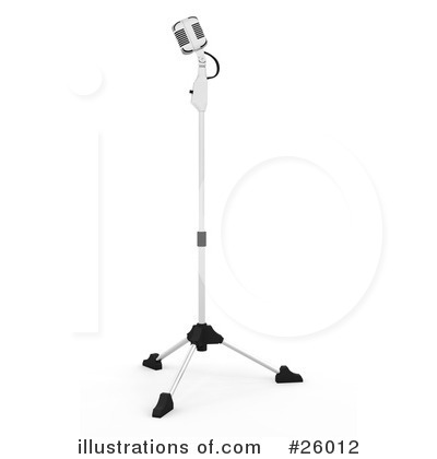Royalty-Free (RF) Microphone Clipart Illustration by KJ Pargeter - Stock Sample #26012