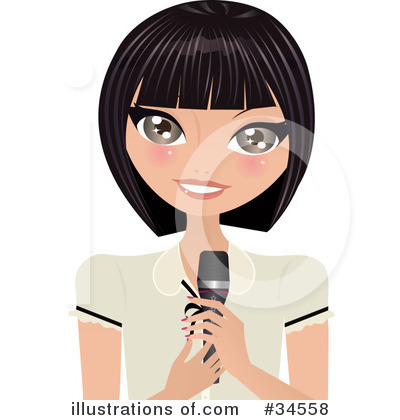 Microphone Clipart #34558 by Melisende Vector