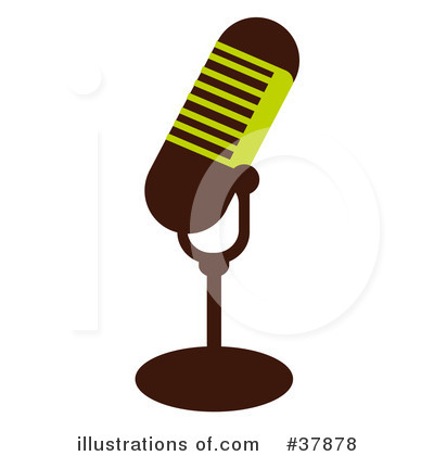 Royalty-Free (RF) Microphone Clipart Illustration by OnFocusMedia - Stock Sample #37878