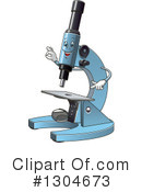 Microscope Clipart #1117425 - Illustration by Lal Perera