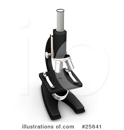 Royalty-Free (RF) Microscope Clipart Illustration by KJ Pargeter - Stock Sample #25641