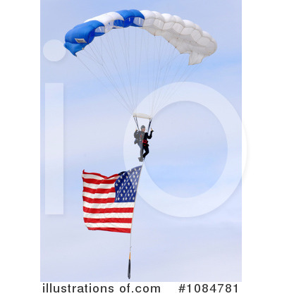 American Flag Clipart #1084781 by JVPD
