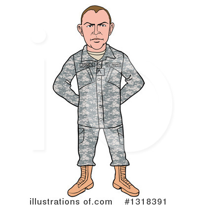 Soldier Clipart #1318391 by LaffToon