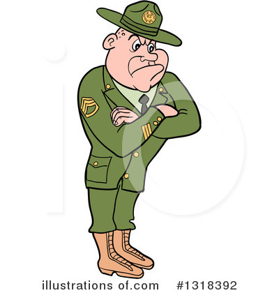Royalty-Free (RF) Military Clipart Illustration by LaffToon - Stock Sample #1318392
