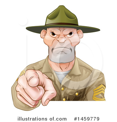 Royalty-Free (RF) Military Clipart Illustration by AtStockIllustration - Stock Sample #1459779
