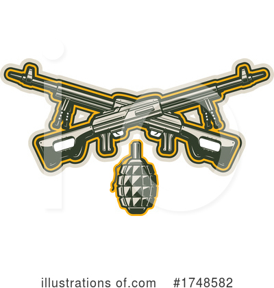 Grenade Clipart #1748582 by Vector Tradition SM