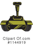 Military Tank Clipart #1144919 by patrimonio