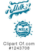 Milk Clipart #1243708 by Vector Tradition SM