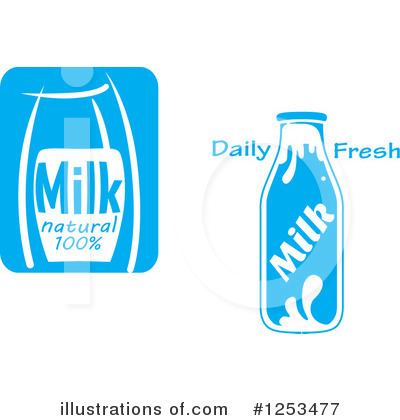 Royalty-Free (RF) Milk Clipart Illustration by Vector Tradition SM - Stock Sample #1253477