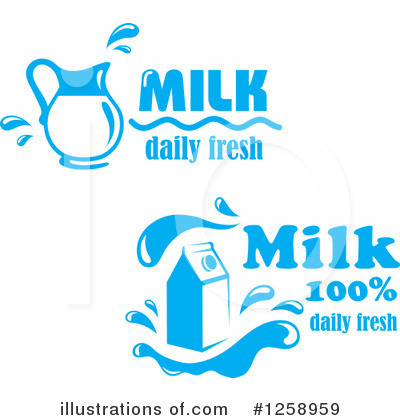 Milk Carton Clipart #1258959 by Vector Tradition SM