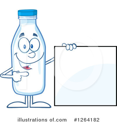 Royalty-Free (RF) Milk Clipart Illustration by Hit Toon - Stock Sample #1264182