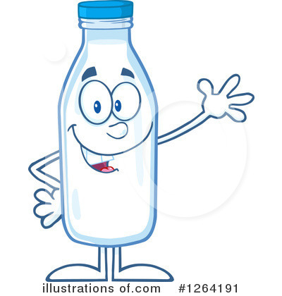 Royalty-Free (RF) Milk Clipart Illustration by Hit Toon - Stock Sample #1264191
