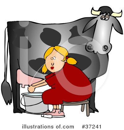 Royalty-Free (RF) Milk Clipart Illustration by djart - Stock Sample #37241