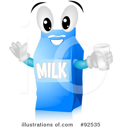 Royalty-Free (RF) Milk Clipart Illustration by BNP Design Studio - Stock Sample #92535