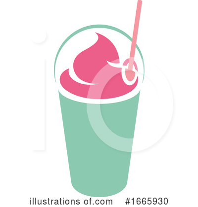 Royalty-Free (RF) Milkshake Clipart Illustration by cidepix - Stock Sample #1665930