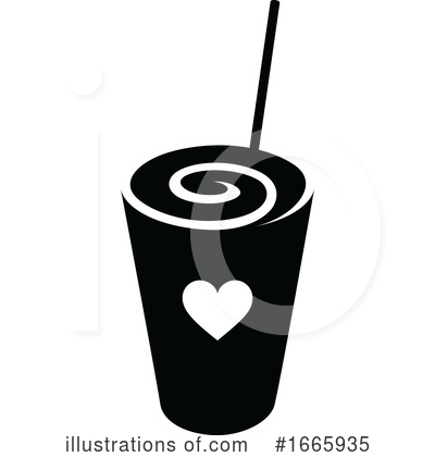 Royalty-Free (RF) Milkshake Clipart Illustration by cidepix - Stock Sample #1665935