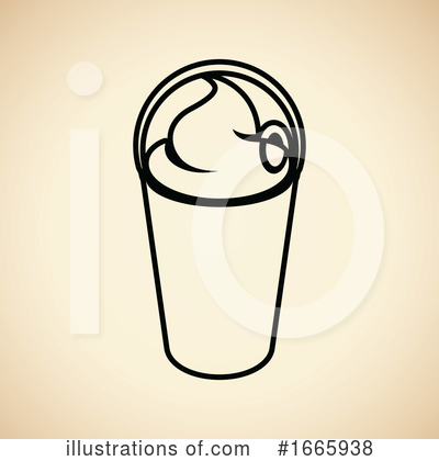 Royalty-Free (RF) Milkshake Clipart Illustration by cidepix - Stock Sample #1665938