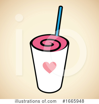 Royalty-Free (RF) Milkshake Clipart Illustration by cidepix - Stock Sample #1665948