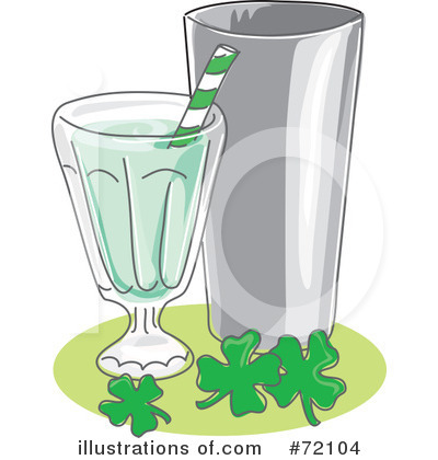 Royalty-Free (RF) Milkshake Clipart Illustration by inkgraphics - Stock Sample #72104
